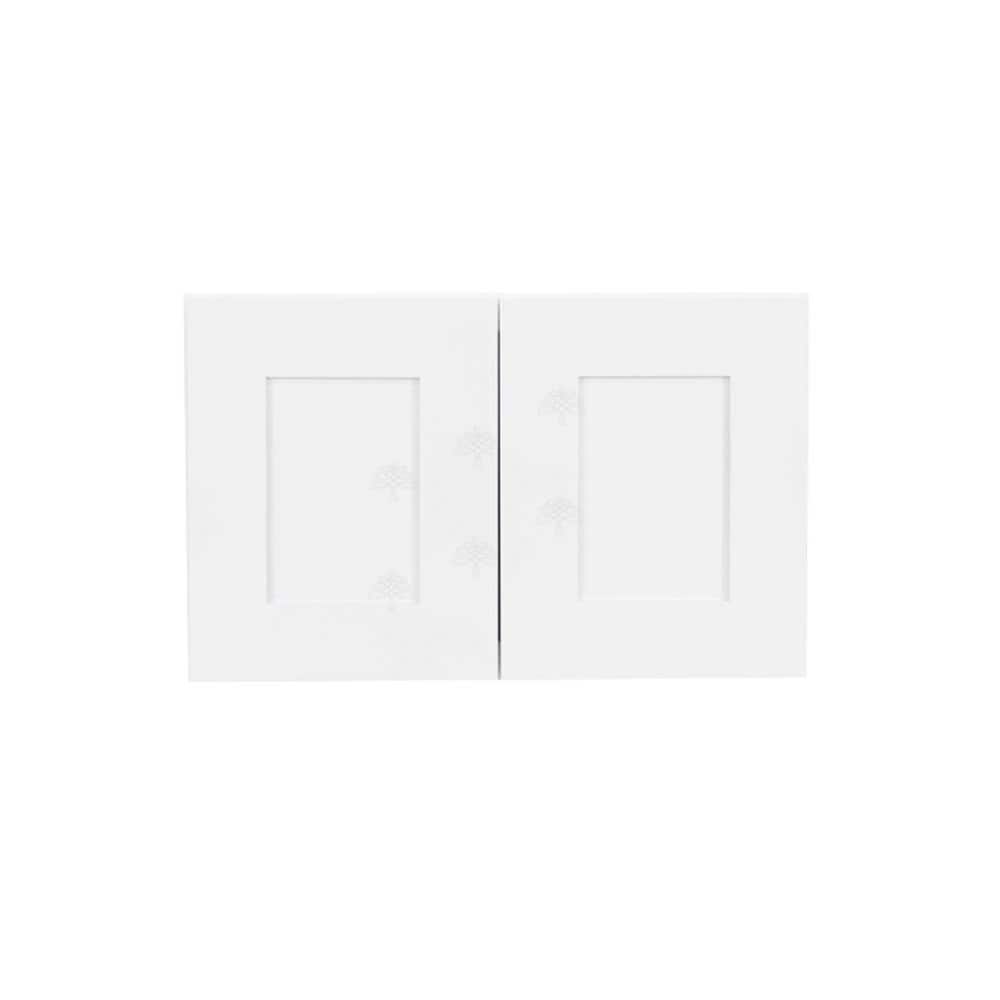 LIFEART Lancaster White Plywood Shaker Stock Assembled Wall