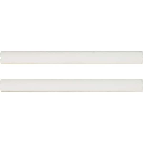 MSI Vinyl 0.75” Thick x 0.6” Wide x 94” Length Quarter Round in White Color: White VTTWHIOCE-QR