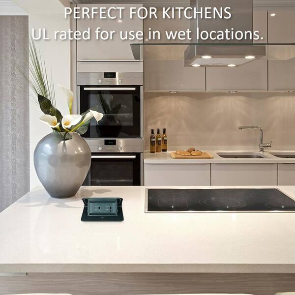 Kitchen Counter Pop Up Electrical Outlets Dandk Organizer