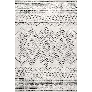 NuLOOM Mirabella Contemporary Art Beige 4 Ft. X 6 Ft. Indoor Area Rug ...