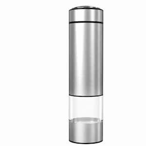 KHKFY Electric Salt and Pepper Grinder Set, Stainless Steel Automatic Mill with Adjustable Coarseness, 1 Pack