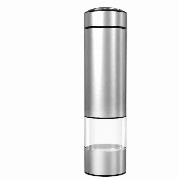 Electric Salt and Pepper Grinder Set, Stainless Steel Automatic Mill with Adjustable Coarseness, 1 Pack
