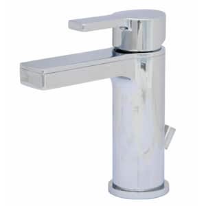 Beck Single-Handle Single Hole Bathroom Faucet in Chrome