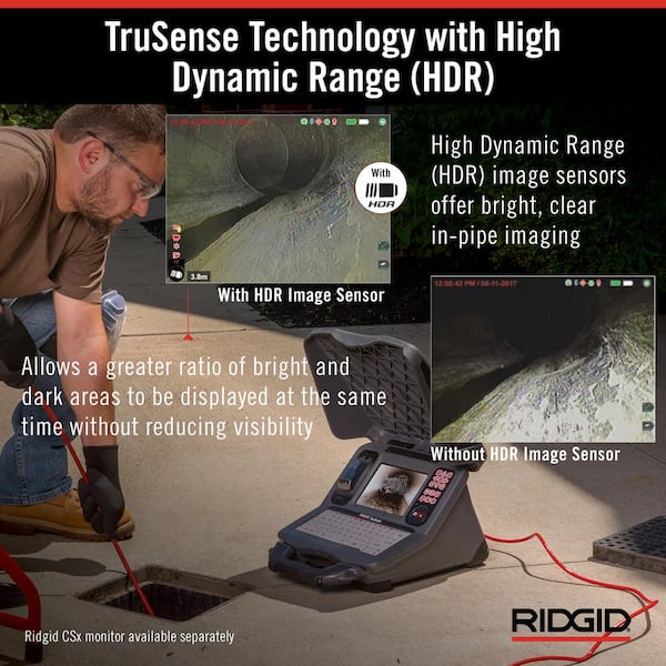 RIDGID See Snake Mini Inspection Sewer Camera Reel 200 ft
