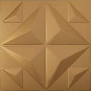 19 5/8 in. x 19 5/8 in. Crystal EnduraWall Decorative 3D Wall Panel, Gold (12-Pack for 32.04 Sq. Ft.)
