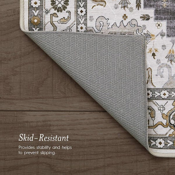 その他 SHE Tokyo Ashley ecru Laura Ashley Florence Chenille Taupe 2 ft. x 5 ft. Woven Oriental