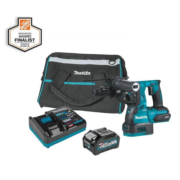 Makita 40V Max XGT Brushless Cordless 1-1/8 in. Rotary Hammer Kit, with Interchangeable Chuck AWS Capable (4.0Ah)