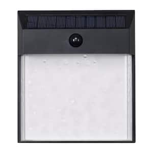 75-Watt Equivalent Integrated LED Black Wall Pack Light, 5000K