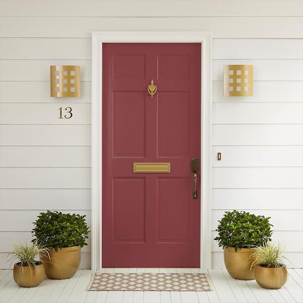 BEHR PREMIUM 1 qt. #OR-W15 Sleek White Semi-Gloss Enamel Interior/Exterior  Cabinet, Door & Trim Paint - Yahoo Shopping