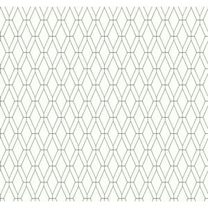 Diamond Lattice Paper Strippable Wallpaper (Covers 60.75 sq. ft.)