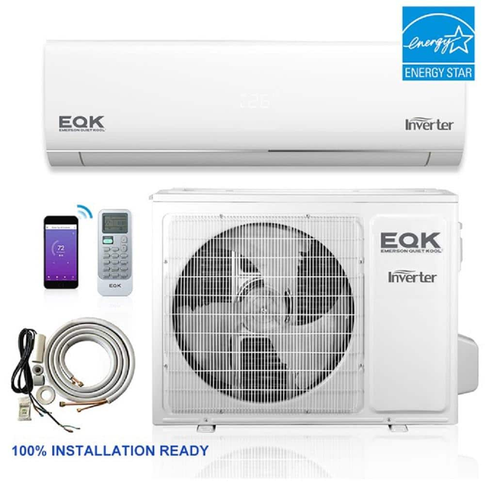 Emerson Quiet Kool 19 Seer 9000 Btu 34 Ton Ductless Mini Split Air Conditioner With Inverter 8628