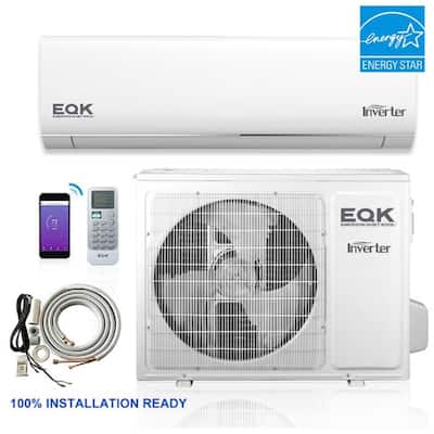 19 SEER 9,000 BTU 3/4 Ton Ductless Mini-Split Air Conditioner with Inverter, Heat, Remote and Wi-Fi 115-Volt/60Hz E-Star