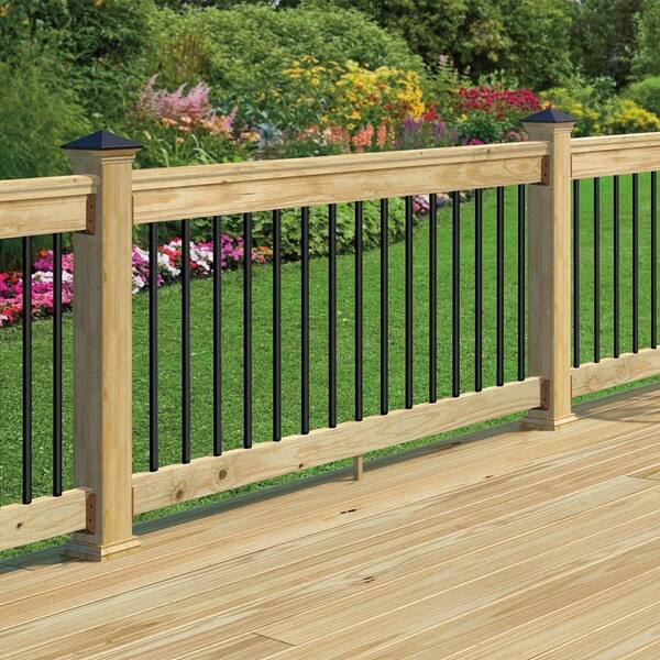 NIB 3/4" Aluminum Round Deck Railing Baluster 26" or 32" 30 pack 