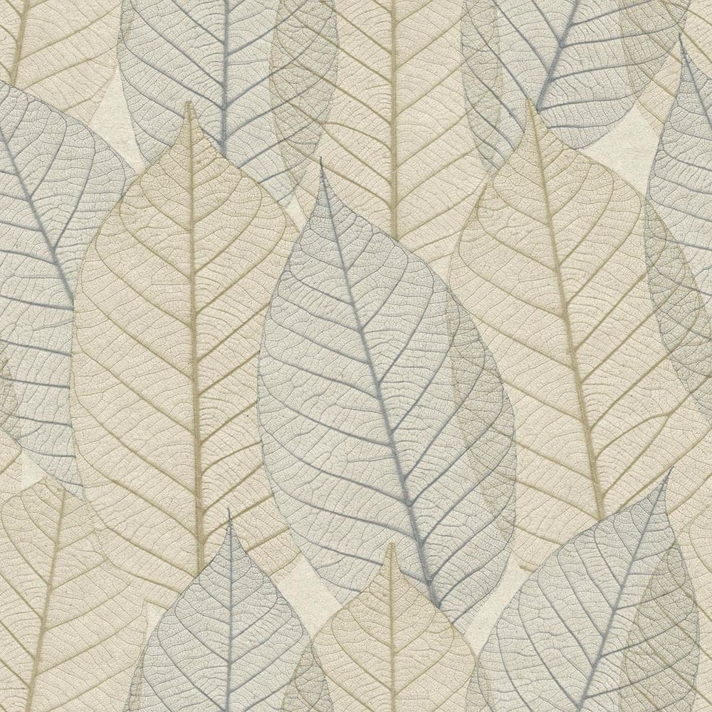 Leaf Lace Blue Beige Wallpaper Sample price history on PriceWatchPro