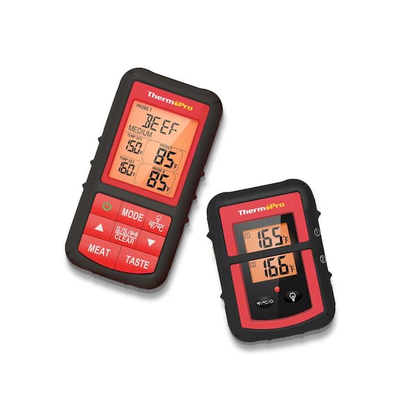 ThermoPro Wireless Meat Thermometer with Large LCD Display and