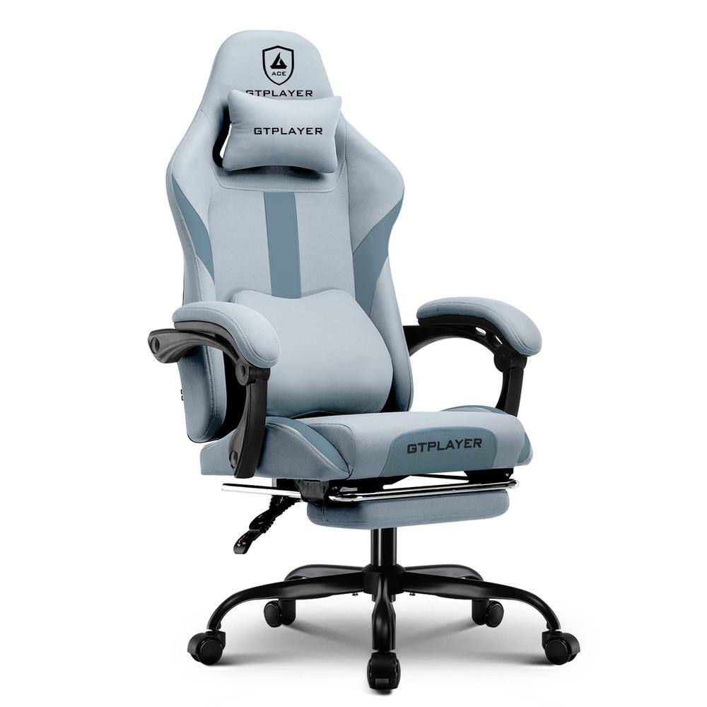 ComHoma Gaming Chair Computer Chair with Footrest and Lumbar Support