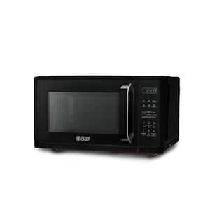 18.9 in. W 0.9 cu. ft. 900-Watt Countertop Microwave Oven in Black