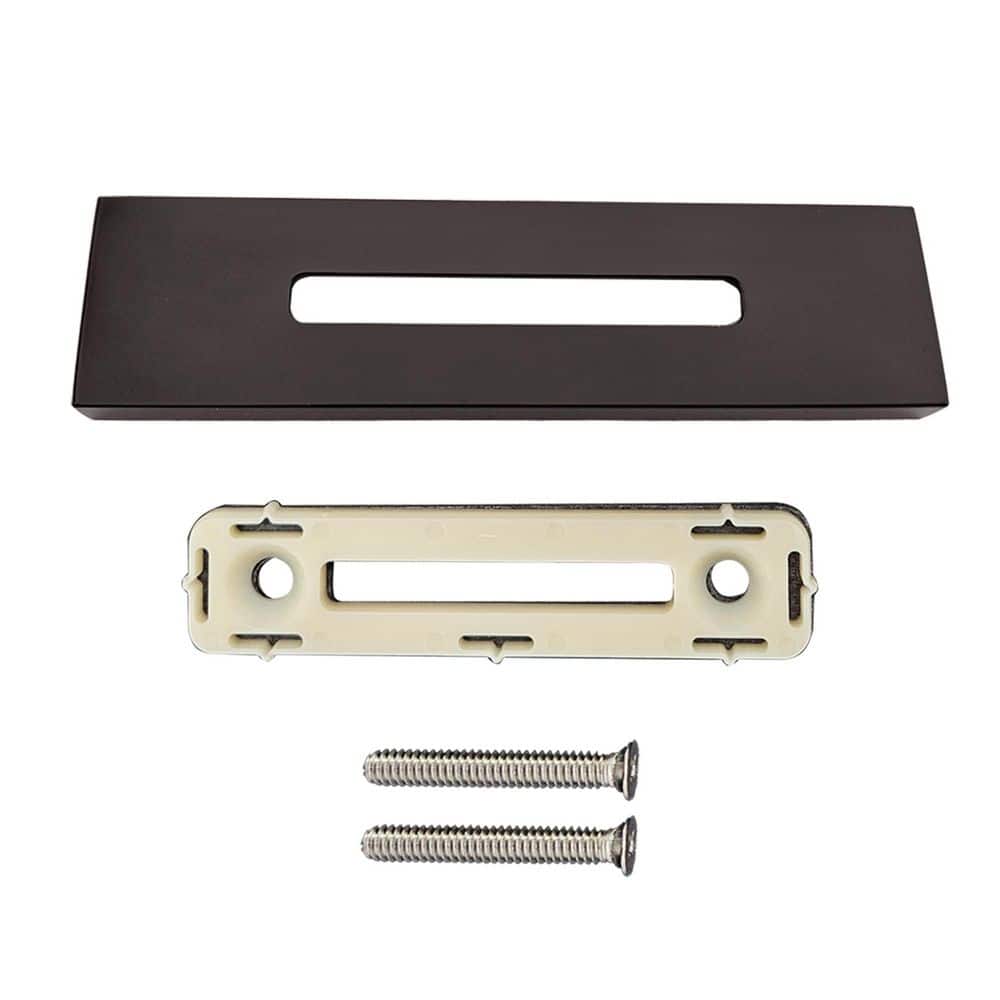 "Brass Linear Overflow Cover with Plastic Holder and 1-3/4"" Screws in Oil Rubbed Bronze" price history on PriceWatchPro