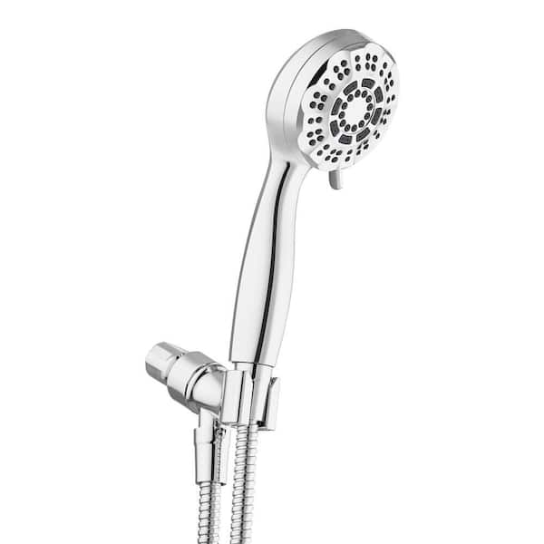 Glacier Bay Push Release 6-Spray Wall Mount Handheld Shower Head 1.8 GPM in  Chrome 8571101HC - The Home Depot