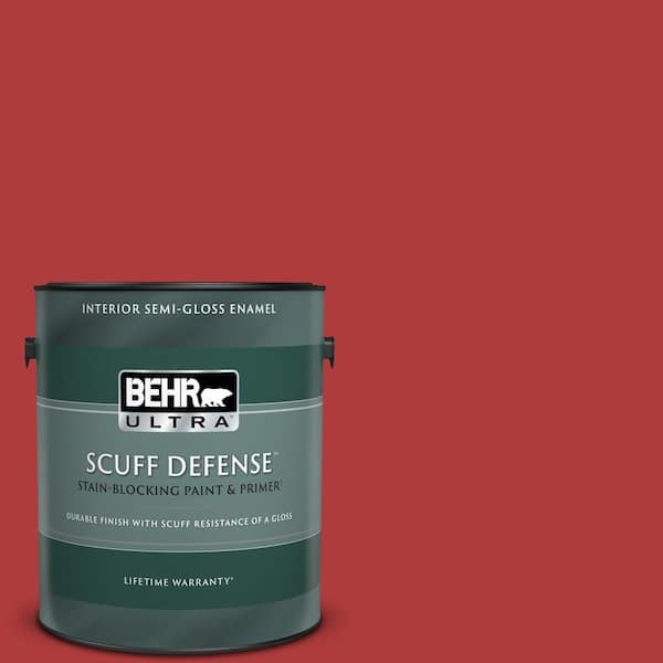 BEHR ULTRA 1 gal. Home Decorators Collection #HDC-WR14-10 Winter Poinsettia Extra Durable Semi-Gloss Enamel Interior Paint & Primer