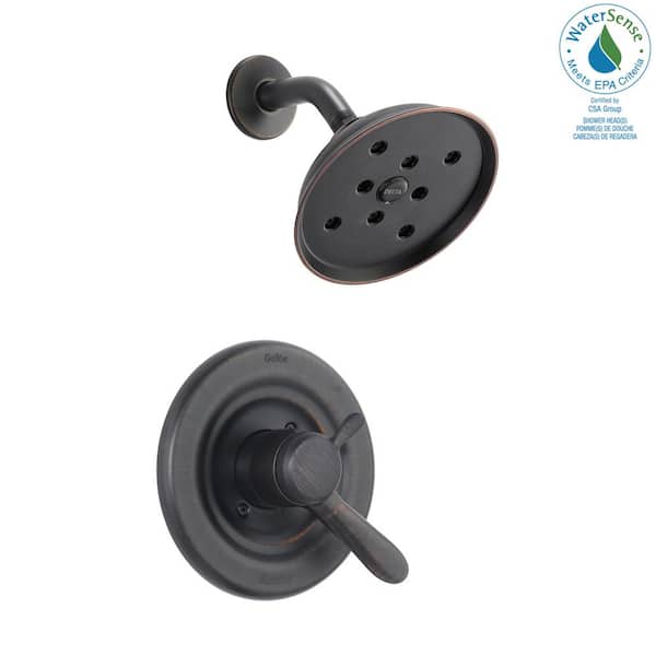 Delta Lahara 1-Handle H2Okinetic Shower Only Faucet Trim Kit in Venetian Bronze (Valve Not Included)
