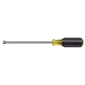 1/4 in. Magnetic Tip Nut Driver with 6 in. Hollow Shaft- Cushion Grip Handle