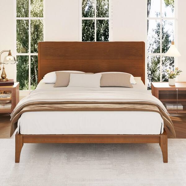 Noble House Geraldine Brown Bamboo Frame King Size Platform Bed