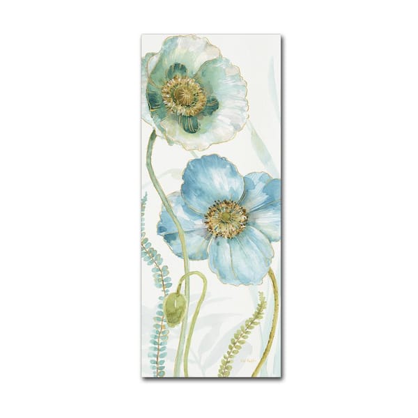 Trademark Fine Art 24 in. x 10 in. "My Greenhouse Flowers IX" by Lisa Audit Printed Canvas Wall Art