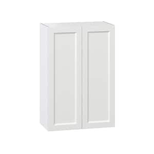 27 in. W X 40 in. H X 14 in. D Alton Painted Bright White Recessed Assembled Wall Kitchen Cabinet