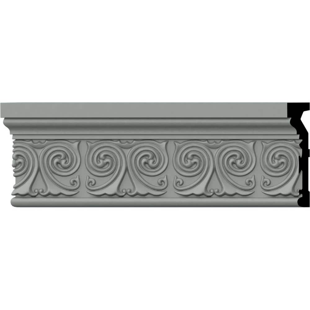 Ralston White Polyurethane Decorative Chair Rail Moulding