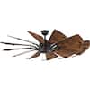 Springer 60 in. Twelve-Blade Bronze DC Motor Farmhouse Windmill Ceiling Fan with Walnut Wood Blades