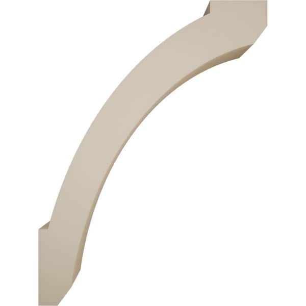 Ekena Millwork Lafayette 5 in. W x 16 in. H x 12 in. D Polyurethane Knee Brace