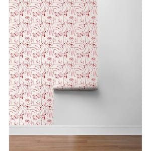 Dog Doodle Lipstick Vinyl Peel and Stick Wallpaper Roll (Covers 30.75 sq. ft.)