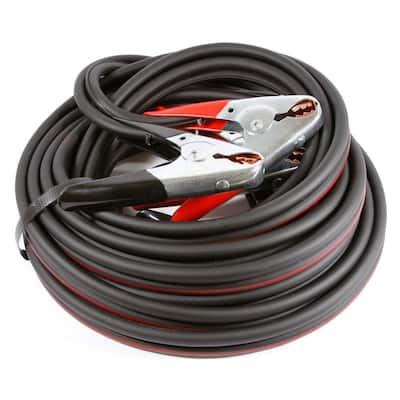 12 ft. 4-Gauge Twin Cable Heavy Duty Battery Jumper Cables