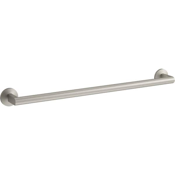 KOHLER Components 24 in. Wall Mounted Towel Bar in Vibrant Brushed Nickel
