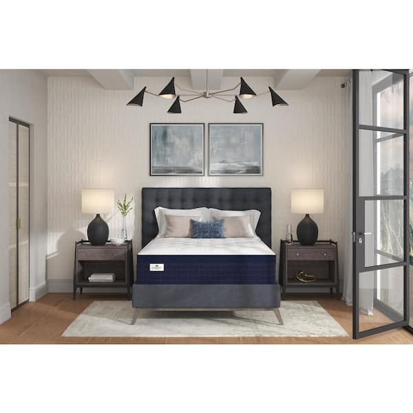 KINGSDOWN Passions Auburnwood Queen Medium Firm 15 in. Euro Pillow Top Hybrid Mattress