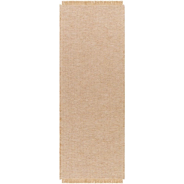 Becki Owens Kimi Light Brown 2 ft. x 7 ft. Solid Indoor Area Rug