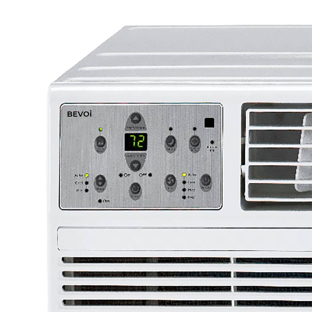 Bevoi 14,000 BTU White Through-the-Wall Air Conditioner with Remote