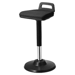 Active Chair with Handle, Height-Adjustable (24.6-34. 4 in. ) Wobble Chair Made of Elastic Fabric and 45 mm Foam