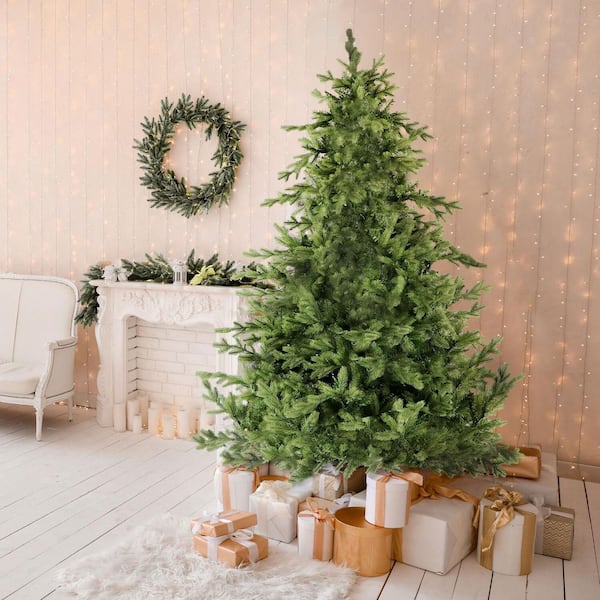 Fraser Hill Farm 9 ft. Woodside Pine Artificial Christmas Tree