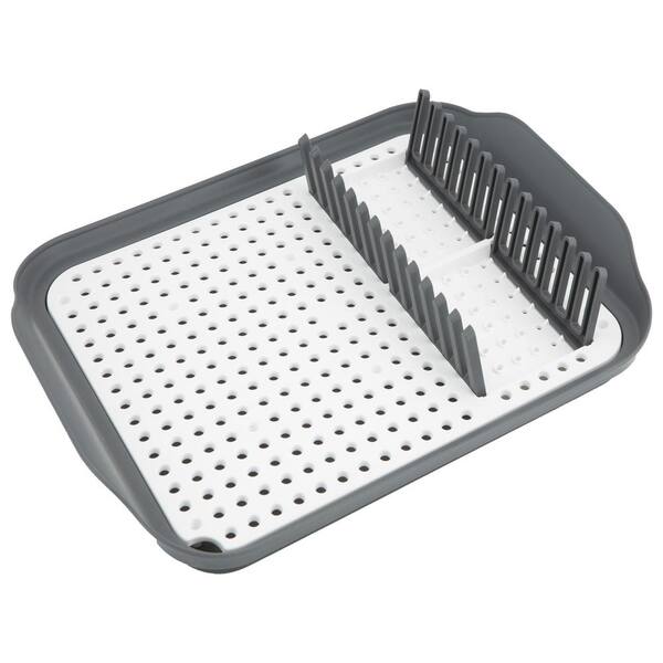 Wall-Mounted Sponge Holder With 2 Strong Suction Cups – Black/White Metal