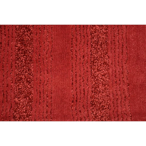 Garland Rug Essence Bath Rug, 24-Inch by 40-Inch, Chili Red