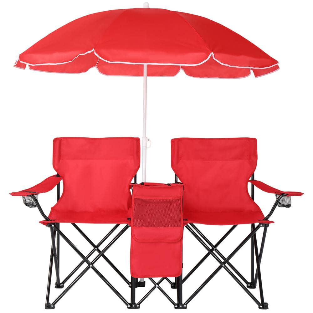 Portable 2-Person Fishing Chair with Removable Umbrella price history on PriceWatchPro