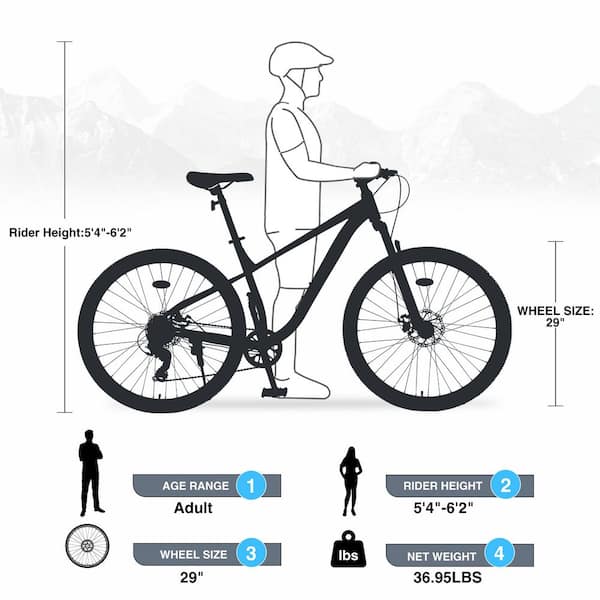 Mon 29インチ Flynama 29-in Adult unisex Mountain bike in the Bikes department