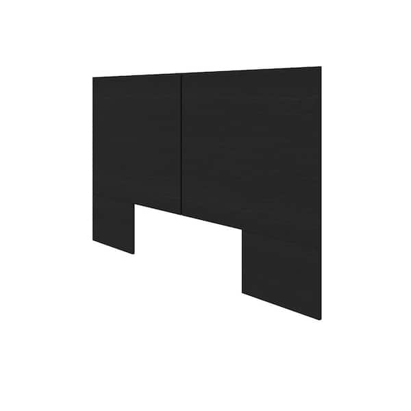 Nexera James Black Queen Size Panel Headboard 235991 - The Home Depot