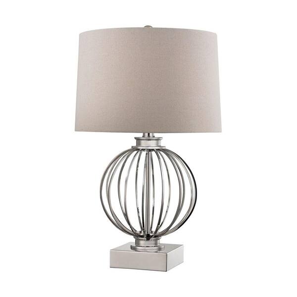 Titan Lighting 26 in. Polished Chrome Wire Lamp