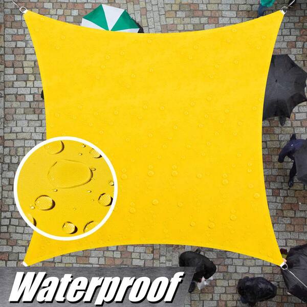 220 GSM Waterproof  Square Sun Shade Sail Screen Canopy, Outdoor Patio and Pergola Cover