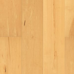 Virgin River Maple 0.28 in. T x 6.5 in. W Waterproof Engineered Hardwood Flooring (21.8 sq. ft./case)