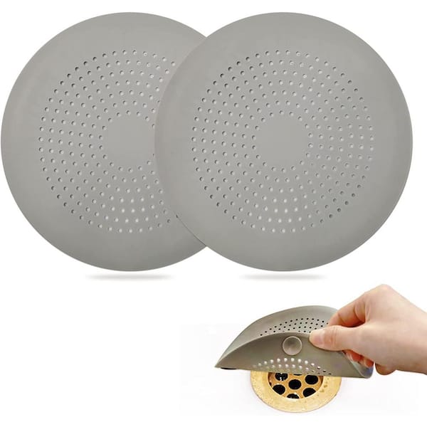 Shower Drain Hair Catcher with Suction Cups Easy to Install and