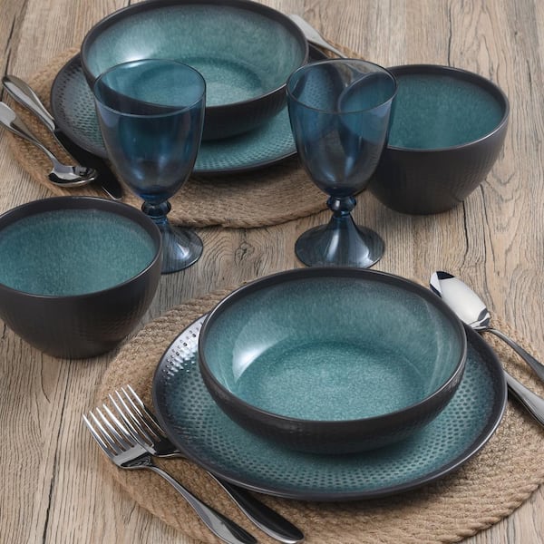 Pfaltzgraff Maddox 12-Piece Stoneware Dinnerware Set (Service For